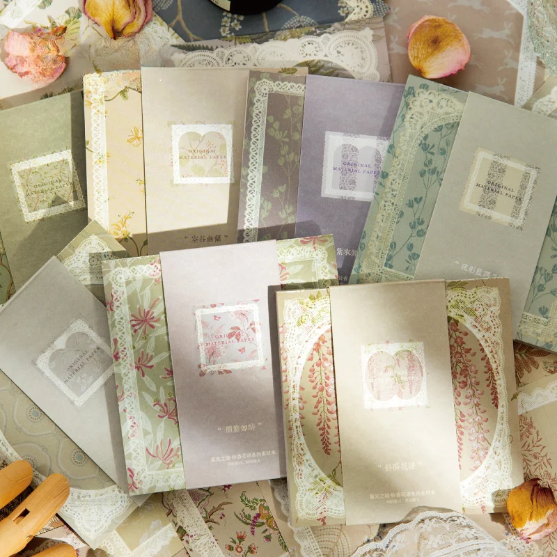 50 Pcs Literary Plants Background Scrapbook Paper Vintage Journal Planner Memo Pad Cardstock Backgrounds Card for DIY Art Craft
50 Pcs Literary Plants Background Scrapbook Paper Vintage Journal Planner Memo Pad Cardstock Backgrounds Card for DIY Art Craft