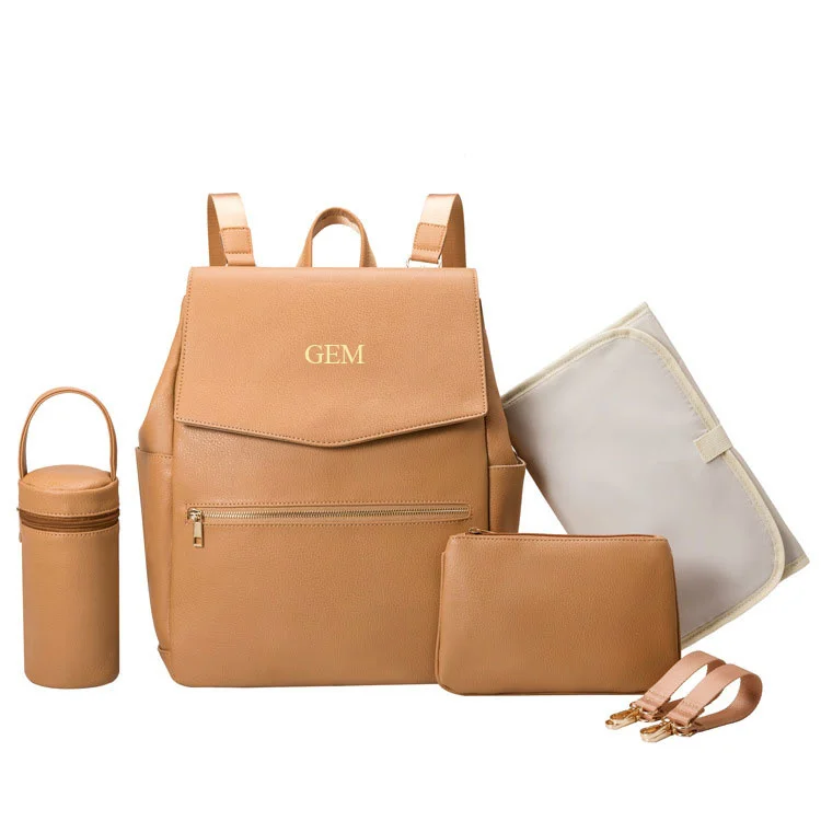 Custom Letters Fashionable PU Mummy Bag Backpack Travel Multi Functional Diaper Change Bag Maternal Messenger Bag
Custom Letters Fashionable PU Mummy Bag Backpack Travel Multi Functional Diaper Change Bag Maternal Messenger Bag