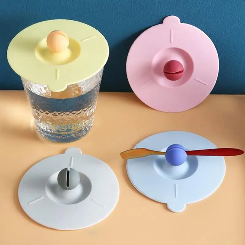 1PCS Food Grade Silicone Cup Lid Spoon Rest Household Sealed Leak-Proof Tea Coffee Mug Cup Cover Cute Drinking Accessories
1PCS Food Grade Silicone Cup Lid Spoon Rest Household Sealed Leak-Proof Tea Coffee Mug Cup Cover Cute Drinking Accessories