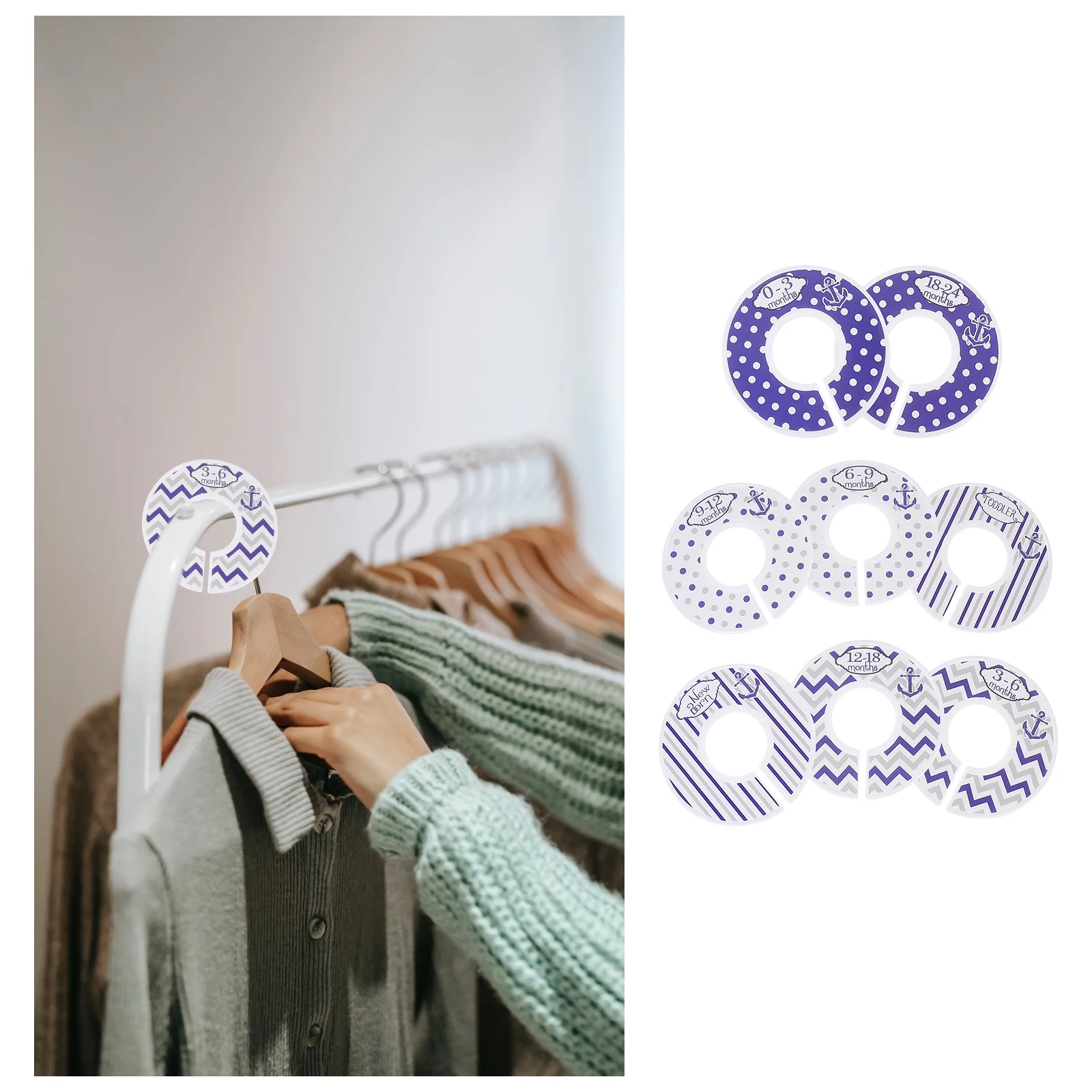 Dividers Closet Divider Clothing Hanger Size Clothes Rack Markers Baby Sizing Nursery Round Label Circle
Dividers Closet Divider Clothing Hanger Size Clothes Rack Markers Baby Sizing Nursery Round Label Circle