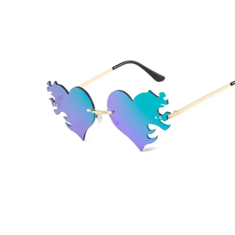 New Women Love Heart Sunglasses Men Irregular Metal Frame Sun Glasses Frameless Gradient Eyeglasses UV400 Frames
New Women Love Heart Sunglasses Men Irregular Metal Frame Sun Glasses Frameless Gradient Eyeglasses UV400 Frames