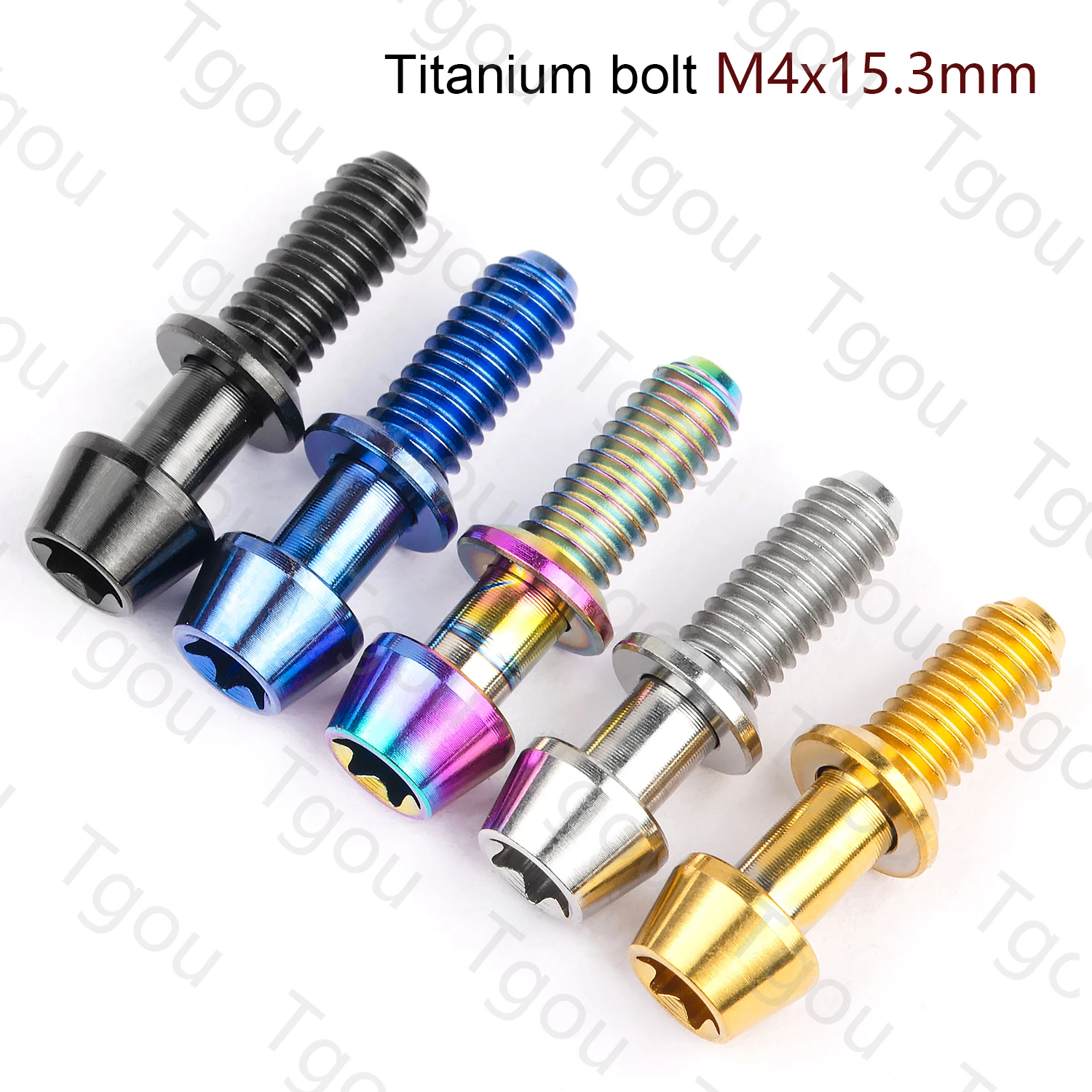 Tgou Titanium Bolt M4x15.3mm Torx Head with Washer Screws for Ritchey C260 Bicycle Stem
Tgou Titanium Bolt M4x15.3mm Torx Head with Washer Screws for Ritchey C260 Bicycle Stem