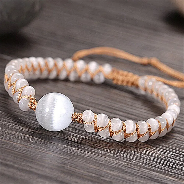 Opal Beads Handmade Weave Bracelet 2023 Fashion Double-layer Natural Stone Crystal Beaded Bracelets Women Jewelry Wholesale
Opal Beads Handmade Weave Bracelet 2023 Fashion Double-layer Natural Stone Crystal Beaded Bracelets Women Jewelry Wholesale