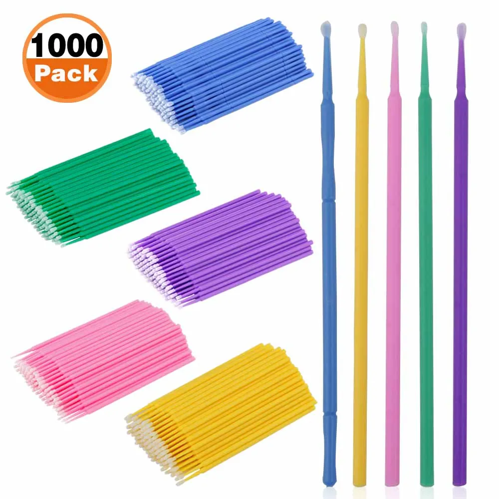 Sdotter 500/1000pcs Makeup Eyelashes Microbrushes Disposable Cilios Eyelash Extensions Tools Individual Lashes Cosmetic Cleaning
Sdotter 500/1000pcs Makeup Eyelashes Microbrushes Disposable Cilios Eyelash Extensions Tools Individual Lashes Cosmetic Cleaning