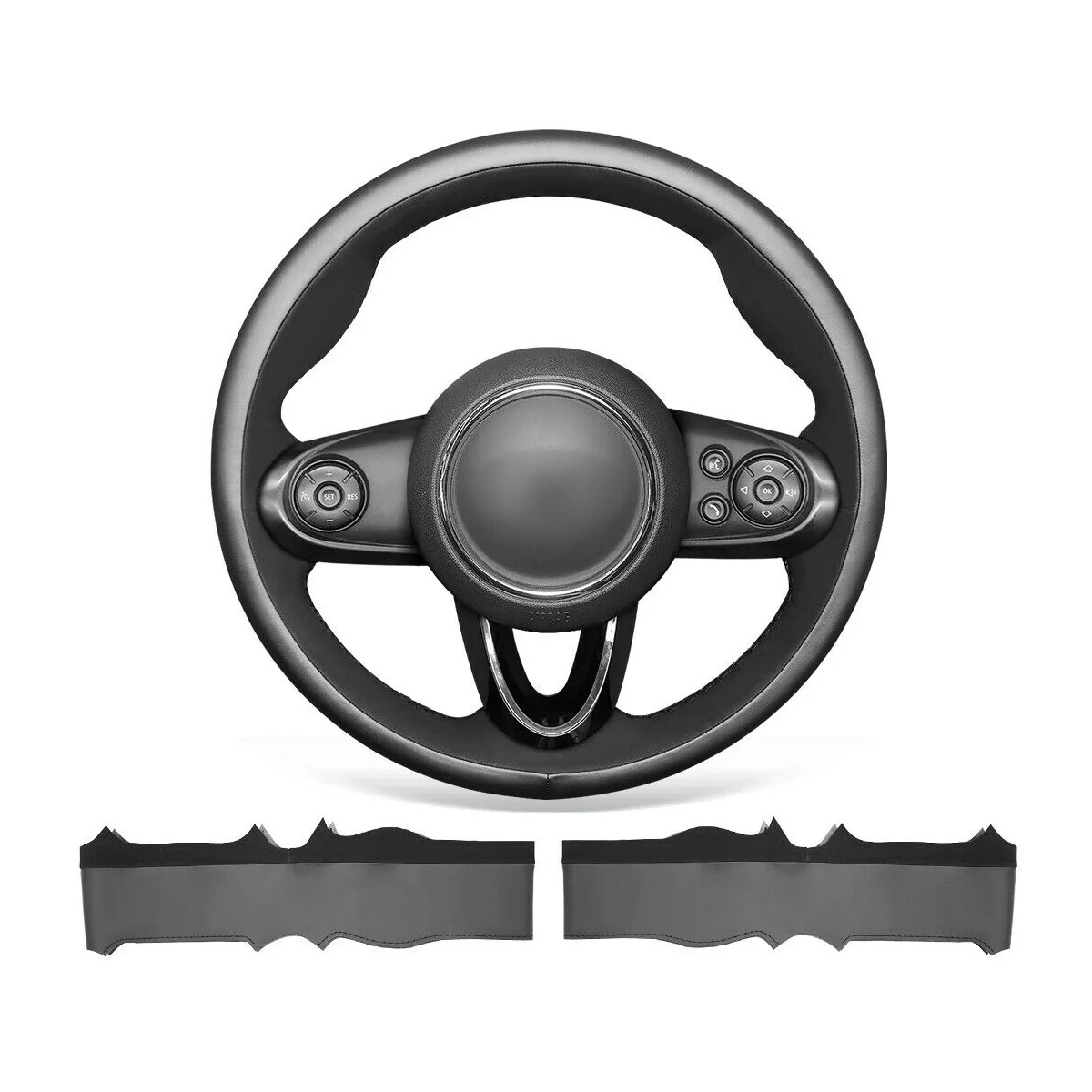 Чехол на руль из мягкой черной замши ручной работы для Mini Clubman 2016-2020 / Convertible
Чехол на руль из мягкой черной замши ручной работы для Mini Clubman 2016-2020 / Convertible