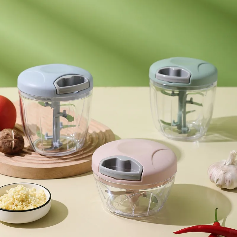500/900ML Garlic Mincer Manually Rotates Vegetable And Fruit Slices To Make Dumpling Filling Kitchen Small Tool Meat Mincer 
500/900ML Garlic Mincer Manually Rotates Vegetable And Fruit Slices To Make Dumpling Filling Kitchen Small Tool Meat Mincer