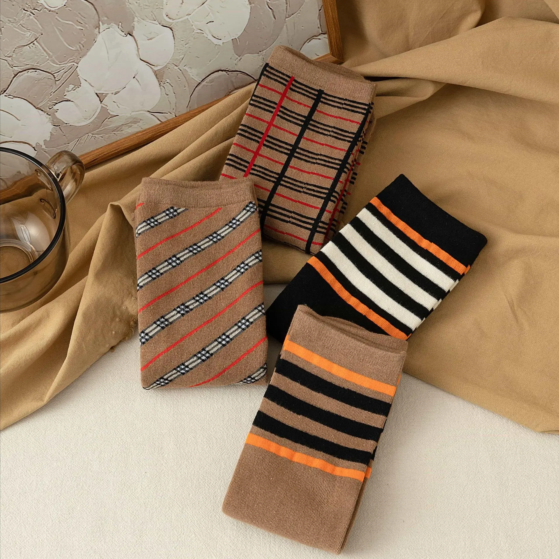 Boys stripe Mid Tube stocking Baby Boys Brand Plaid Sock Girl Long Socks Cotton Uniform 32cm Soft Kids Sock Children Girls Socks
Boys stripe Mid Tube stocking Baby Boys Brand Plaid Sock Girl Long Socks Cotton Uniform 32cm Soft Kids Sock Children Girls Socks