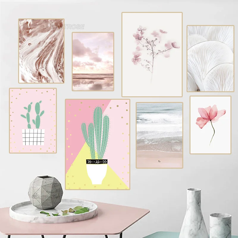 Flower Poster and Print Decoration Poster Pink Flower Home Decoration Hd Print for Bedroom and Living Room Frameless Style
Flower Poster and Print Decoration Poster Pink Flower Home Decoration Hd Print for Bedroom and Living Room Frameless Style