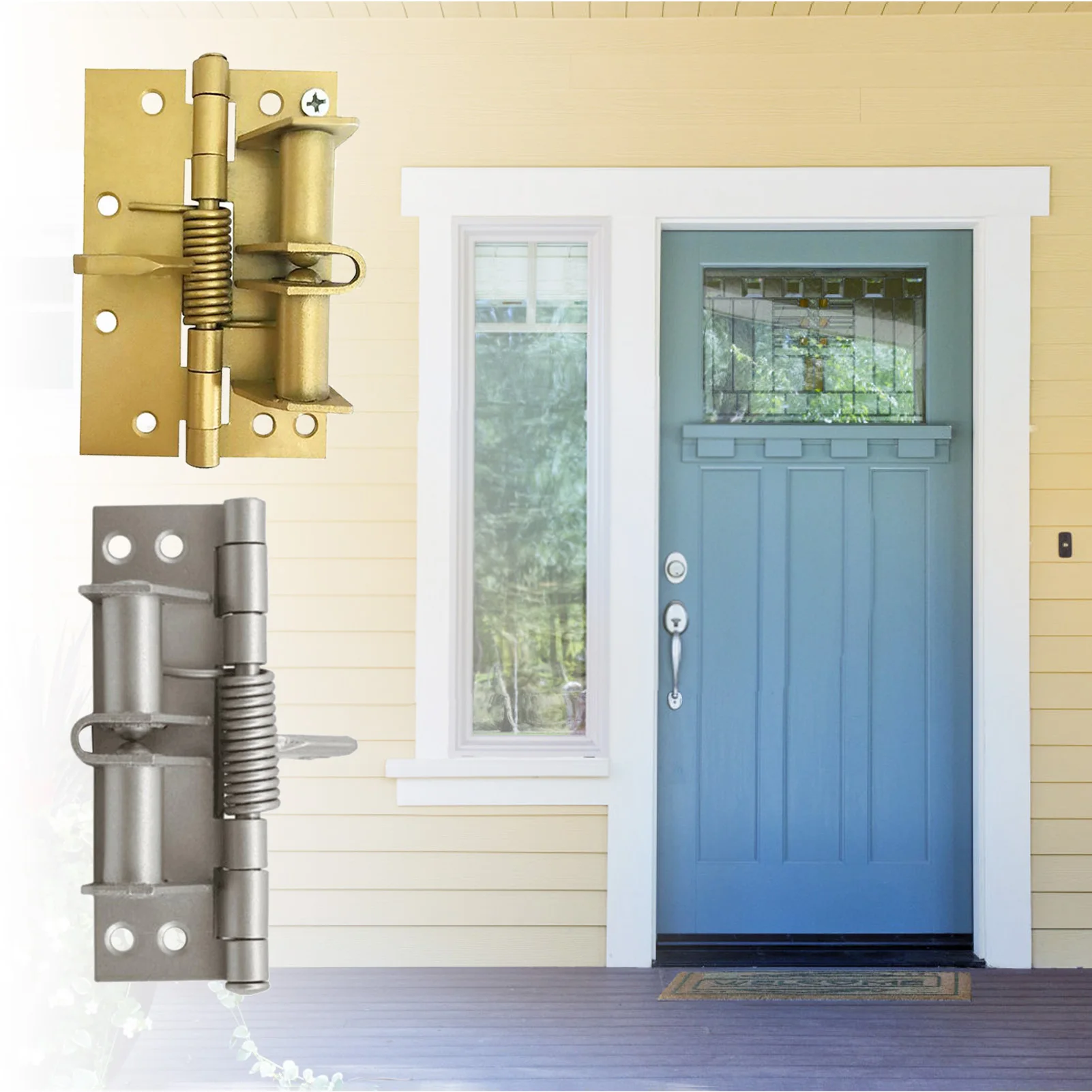 Spring Hinges Self-closing 4 Inch Residential Spring Hinge Door Hinge Self-Closing Spring Positioning Door Hinges With 6 Screws
Spring Hinges Self-closing 4 Inch Residential Spring Hinge Door Hinge Self-Closing Spring Positioning Door Hinges With 6 Screws