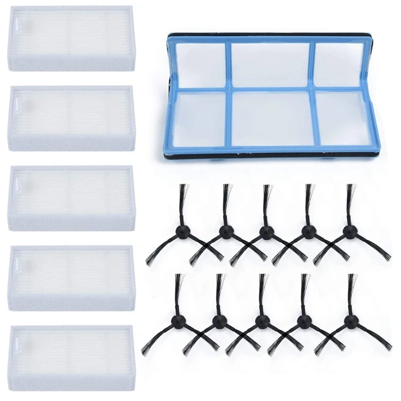 Replacement Vacuum Cleaner Parts Filters Side Brushes For ILIFE V3 V5 V5S Robot Vacuum Cleaner Accessories
Replacement Vacuum Cleaner Parts Filters Side Brushes For ILIFE V3 V5 V5S Robot Vacuum Cleaner Accessories