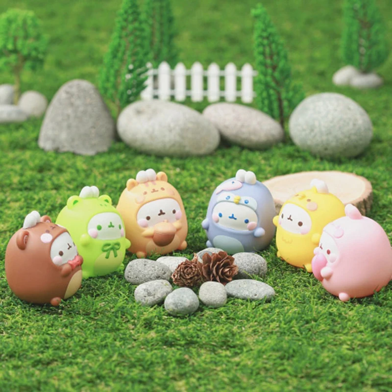 

Molang Animal Rabbit Series Mystery Box Korea Figures Surprise Box Blind Box Caja Sorpresa Kawaii Model Ornaments for Girls Toys