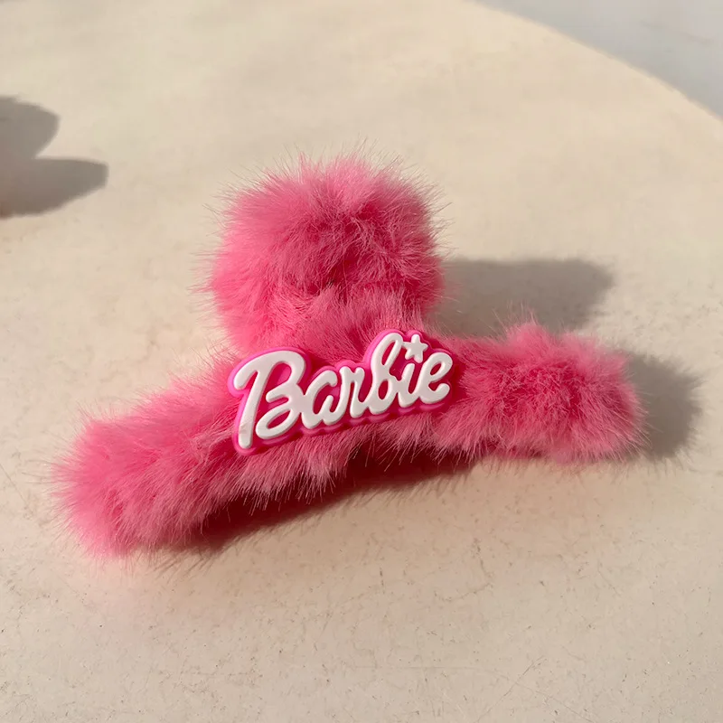 Disney Barbie Series Hairpin Pink Love Heart Shark Clip for Women Hair Accessories Ladies Elegance Plush Head Jewelry Gifts
Disney Barbie Series Hairpin Pink Love Heart Shark Clip for Women Hair Accessories Ladies Elegance Plush Head Jewelry Gifts