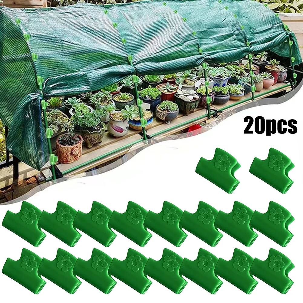 Pipe Clips Greenhouse Clamp Fitting Garden Netting Hoop Part 20pcs Accessory Assembly Plant Stakes Replacement
Pipe Clips Greenhouse Clamp Fitting Garden Netting Hoop Part 20pcs Accessory Assembly Plant Stakes Replacement