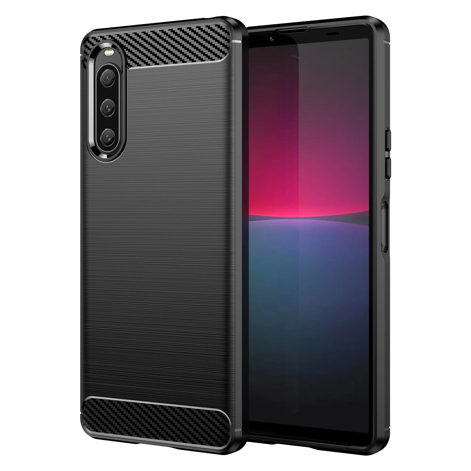 for Sony Xperia 10 5 1 V IV III II Xperia 8 Case Soft Silicon Brushed with Texture Carbon Fiber Design Cover Xperia 10 IV
for Sony Xperia 10 5 1 V IV III II Xperia 8 Case Soft Silicon Brushed with Texture Carbon Fiber Design Cover Xperia 10 IV