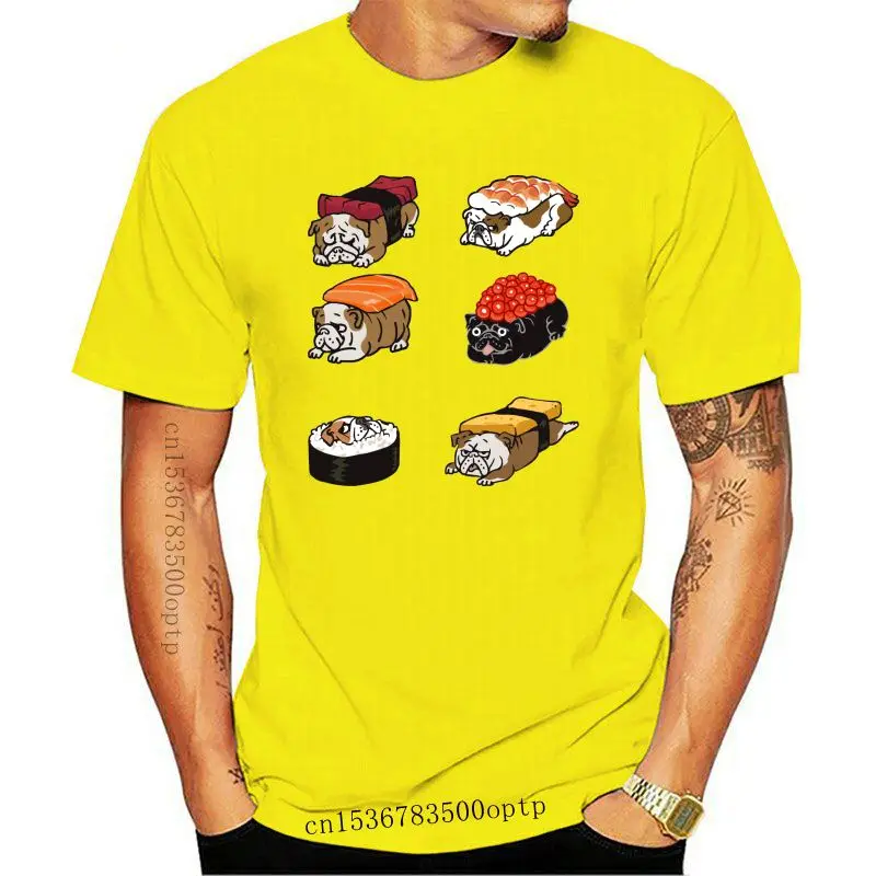 Camiseta de Bulldog Sushi para hombre, camisa negra de marca a la moda, talla s-xxl, holgada, 2021
Camiseta de Bulldog Sushi para hombre, camisa negra de marca a la moda, talla s-xxl, holgada, 2021