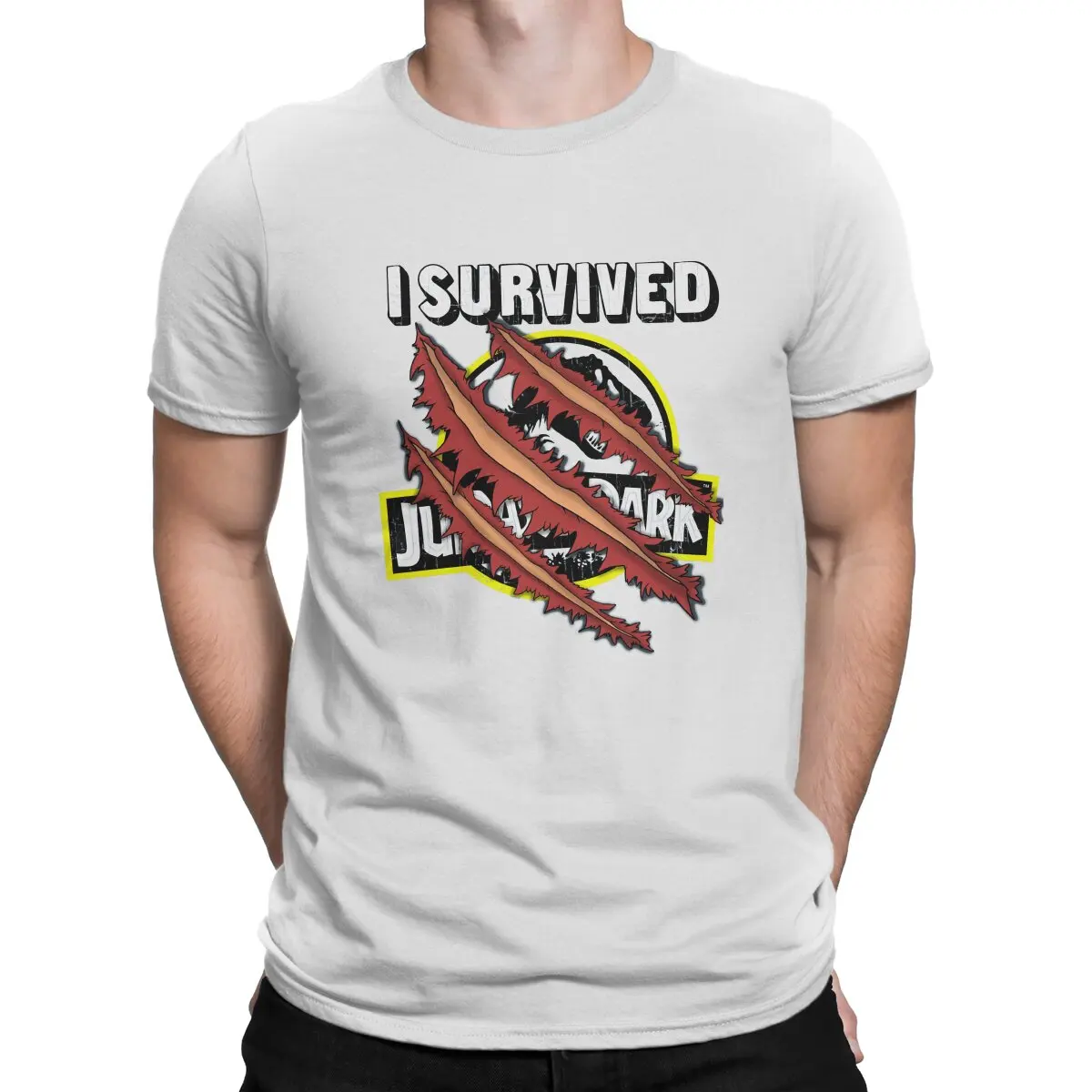 Jurassic Park Dinosaurs Film Polyester TShirt I Survived Classic T Shirt Homme Men Tee Shirt New Design Big Sale
Jurassic Park Dinosaurs Film Polyester TShirt I Survived Classic T Shirt Homme Men Tee Shirt New Design Big Sale