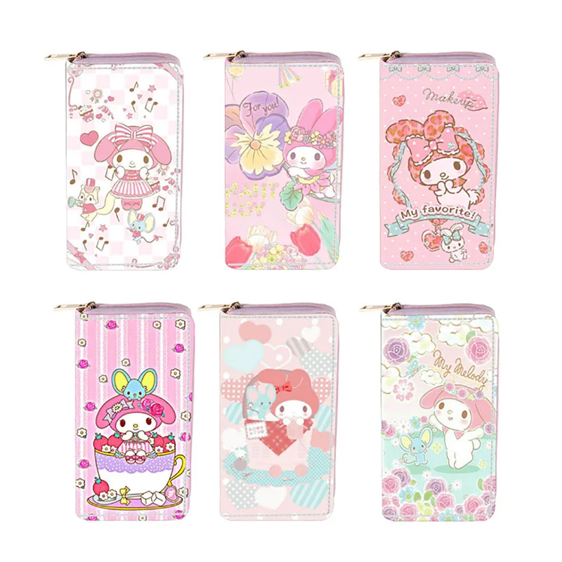 Kawaii Sanrio Kuromi Cinnamoroll My Melody Cute Anime Figure Long Pu Zip Wallet Fashion Cartoon Coin Purse Girl Gift Kids Toys
Kawaii Sanrio Kuromi Cinnamoroll My Melody Cute Anime Figure Long Pu Zip Wallet Fashion Cartoon Coin Purse Girl Gift Kids Toys