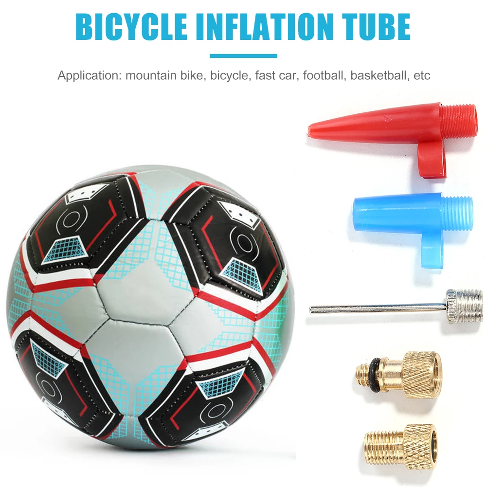 5pcs/set Practical Volleyball Needle Valve Air Inflating Adapter MTB Wheel Inflator Hose Connector Set Bicycle Accessories
5pcs/set Practical Volleyball Needle Valve Air Inflating Adapter MTB Wheel Inflator Hose Connector Set Bicycle Accessories