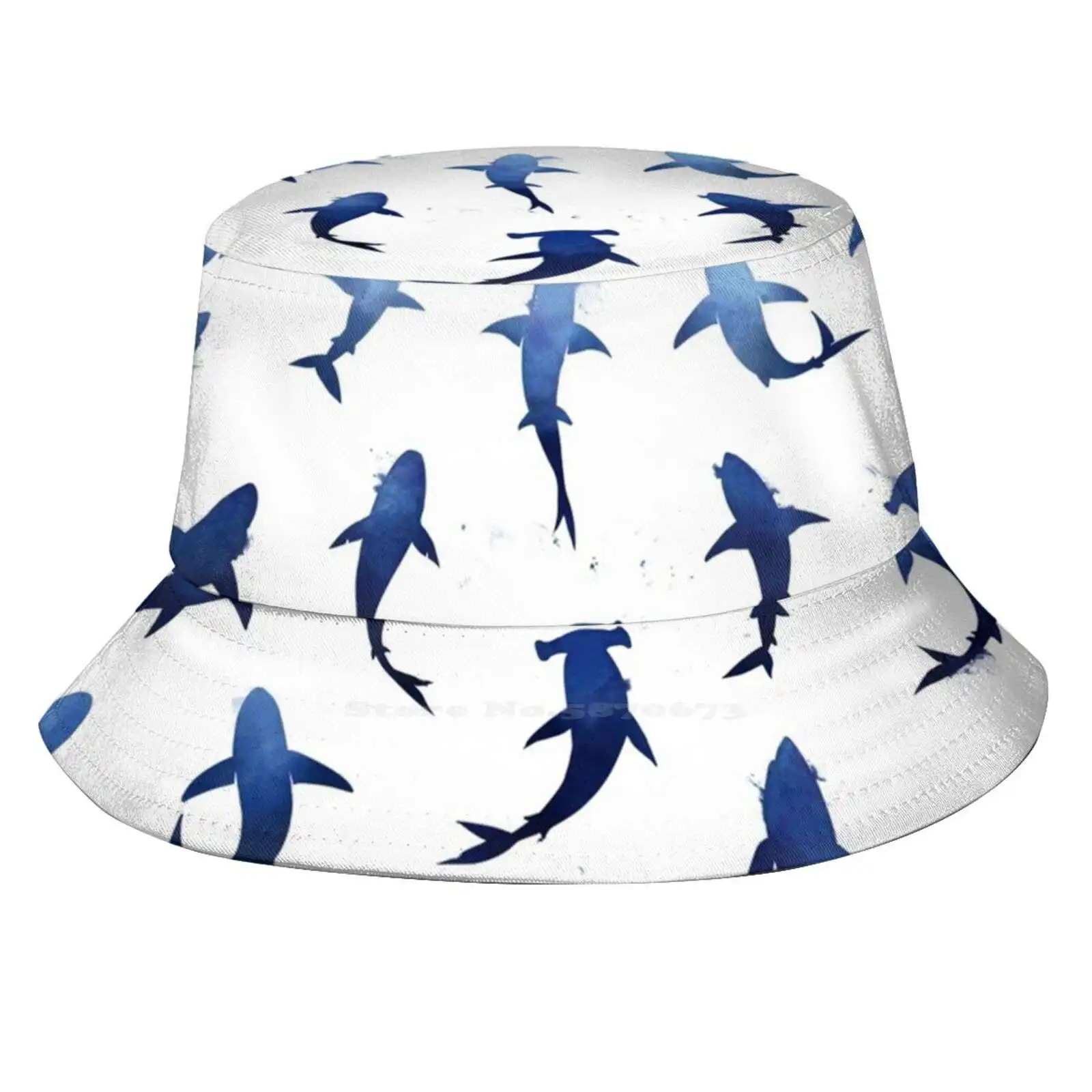 Шапка-Панама «Акула любви», складная, акварельная, синяя
Шапка-Панама «Акула любви», складная, акварельная, синяя