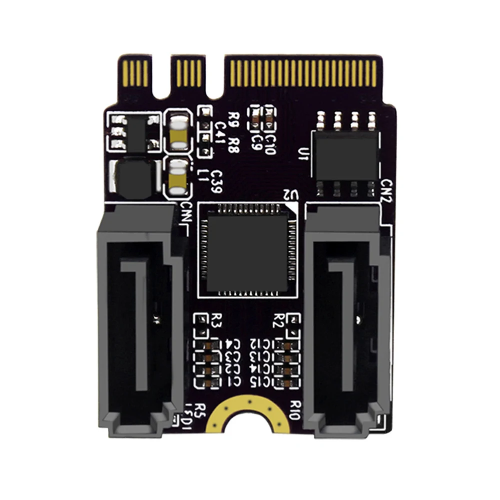Converter Adapter Cards Replacement SSD M.2 A/E Key NGFF to 2 Ports SATA3.0 Expansion Card Support 2 SATA Ports
Converter Adapter Cards Replacement SSD M.2 A/E Key NGFF to 2 Ports SATA3.0 Expansion Card Support 2 SATA Ports