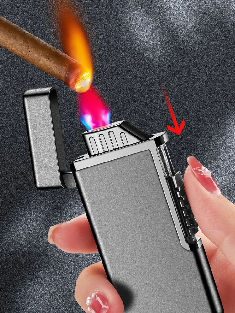 Hb230 Creative Flat Mouth Fire Flame Trend Gradient Color Drop-down Lighter for Boyfriend Personality Logo Manufacturer
Hb230 Creative Flat Mouth Fire Flame Trend Gradient Color Drop-down Lighter for Boyfriend Personality Logo Manufacturer
