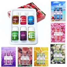 6pcs Body Essential Oil Water Soluble For Humidifier Air Purifier Incense Aroma Fragrance Oil Aromatherapy Lamp DIY Air Fresh