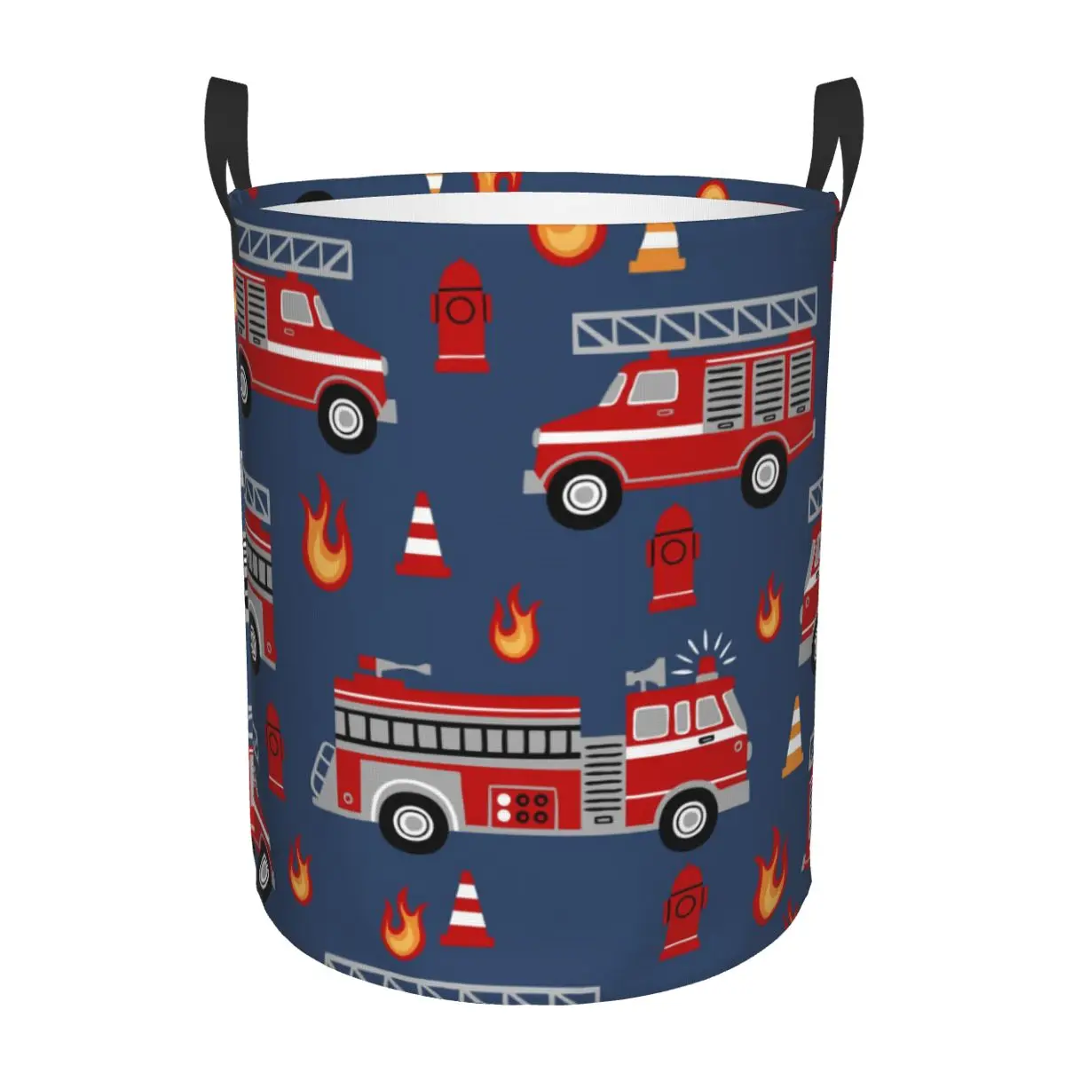 Folding Laundry Basket Fire Trucks Cartoon Round Storage Bin Large Hamper Collapsible Clothes Toy Bucket Organizer
Folding Laundry Basket Fire Trucks Cartoon Round Storage Bin Large Hamper Collapsible Clothes Toy Bucket Organizer