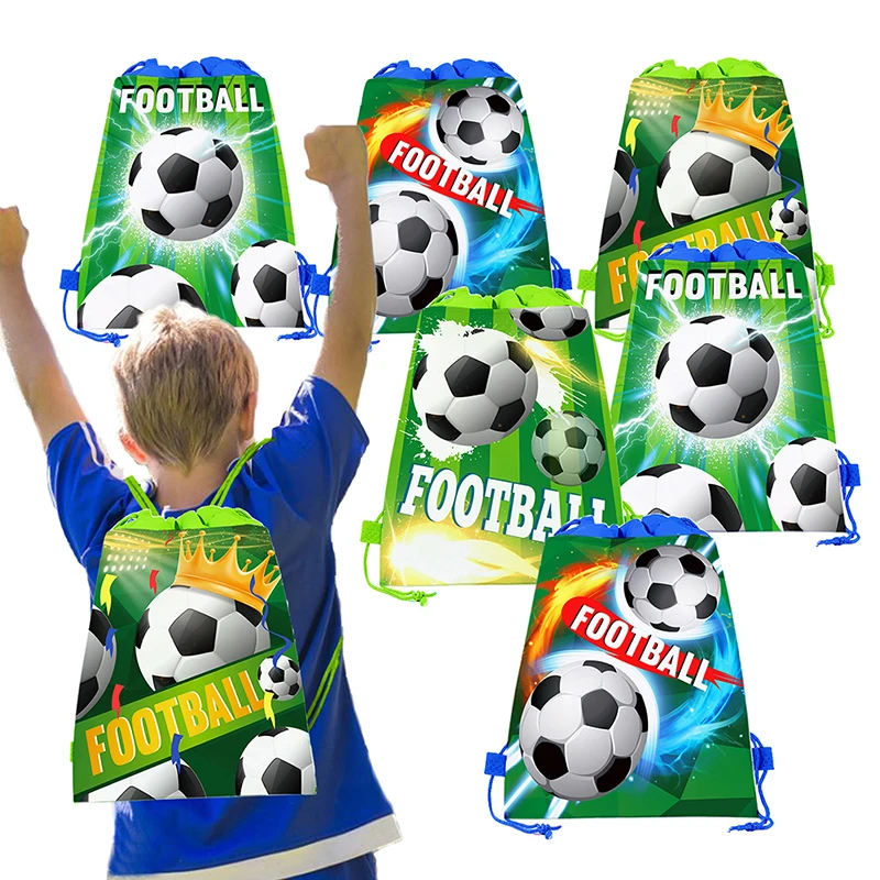 Football Theme Backpack Happy Birthday Party Non-woven Fabrics Soccer Ball Drawstring Gifts Bag
Football Theme Backpack Happy Birthday Party Non-woven Fabrics Soccer Ball Drawstring Gifts Bag