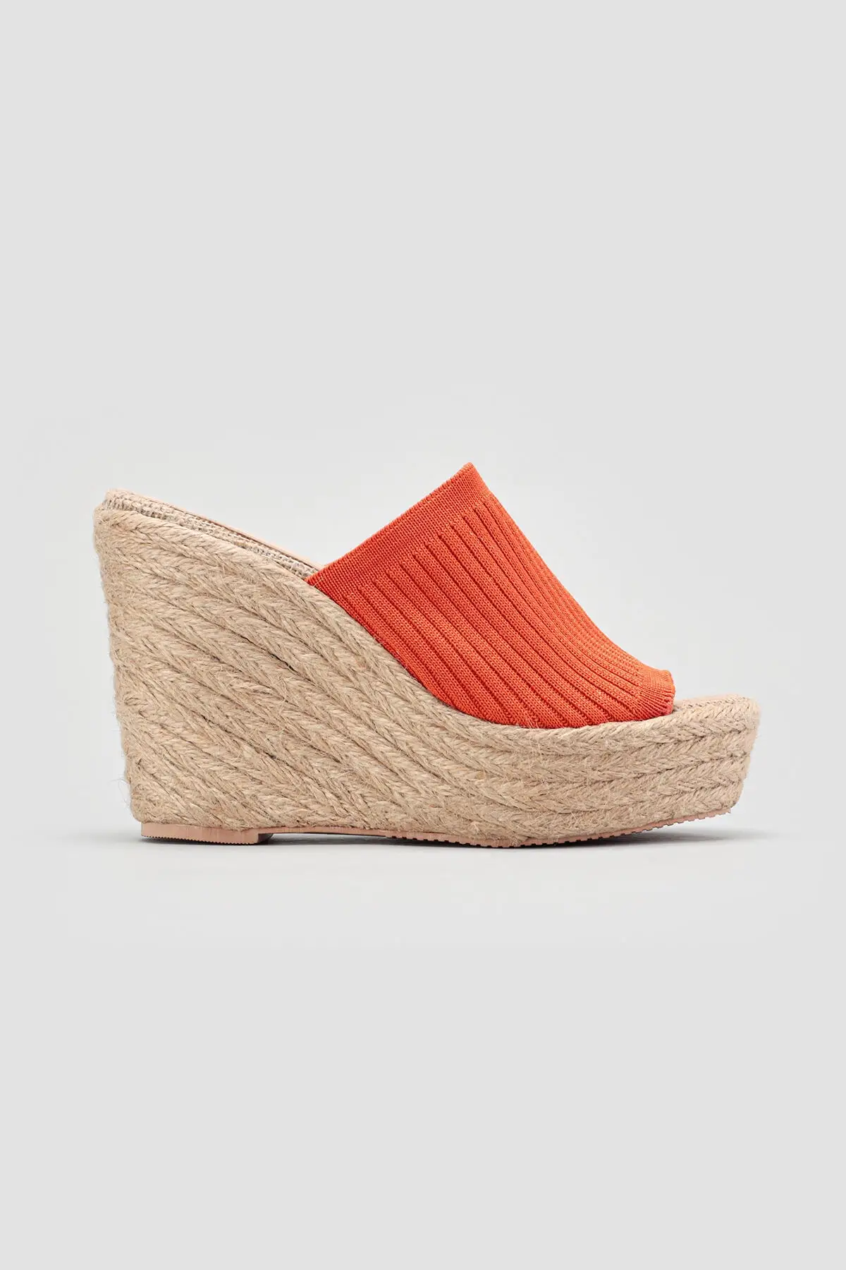 Women's Orange High Heel Base wire Mesh Detailed Slippers 
Women's Orange High Heel Base wire Mesh Detailed Slippers