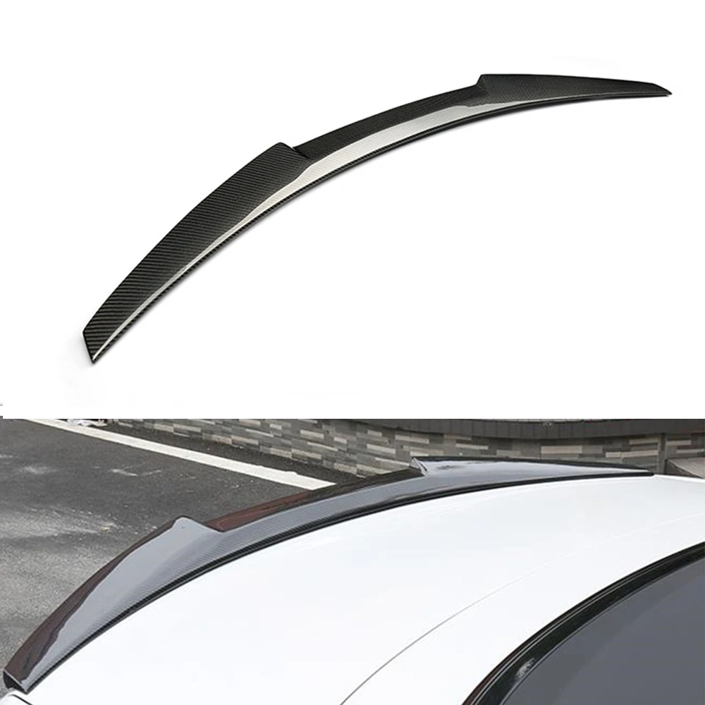 

Rear Spoiler Wing For BMW E46 3 Series 325i 328i 330i 1999-2007 Coupe 2 Door Real Carbon Fiber Car M4 Style Trunk Splitter Lip