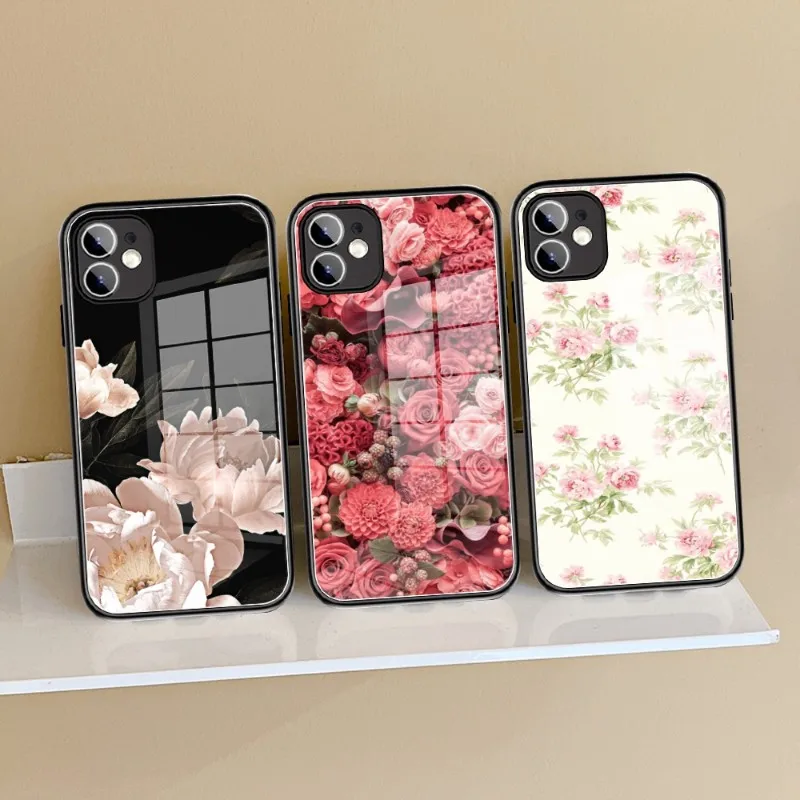 Peonies Beautiful Flower Phone Case Phone Case Glass for IPhone 13 11 12 14 Pro XR XS MAX 14 Plus SE 13 Pro Design Iphone Covers
Peonies Beautiful Flower Phone Case Phone Case Glass for IPhone 13 11 12 14 Pro XR XS MAX 14 Plus SE 13 Pro Design Iphone Covers
