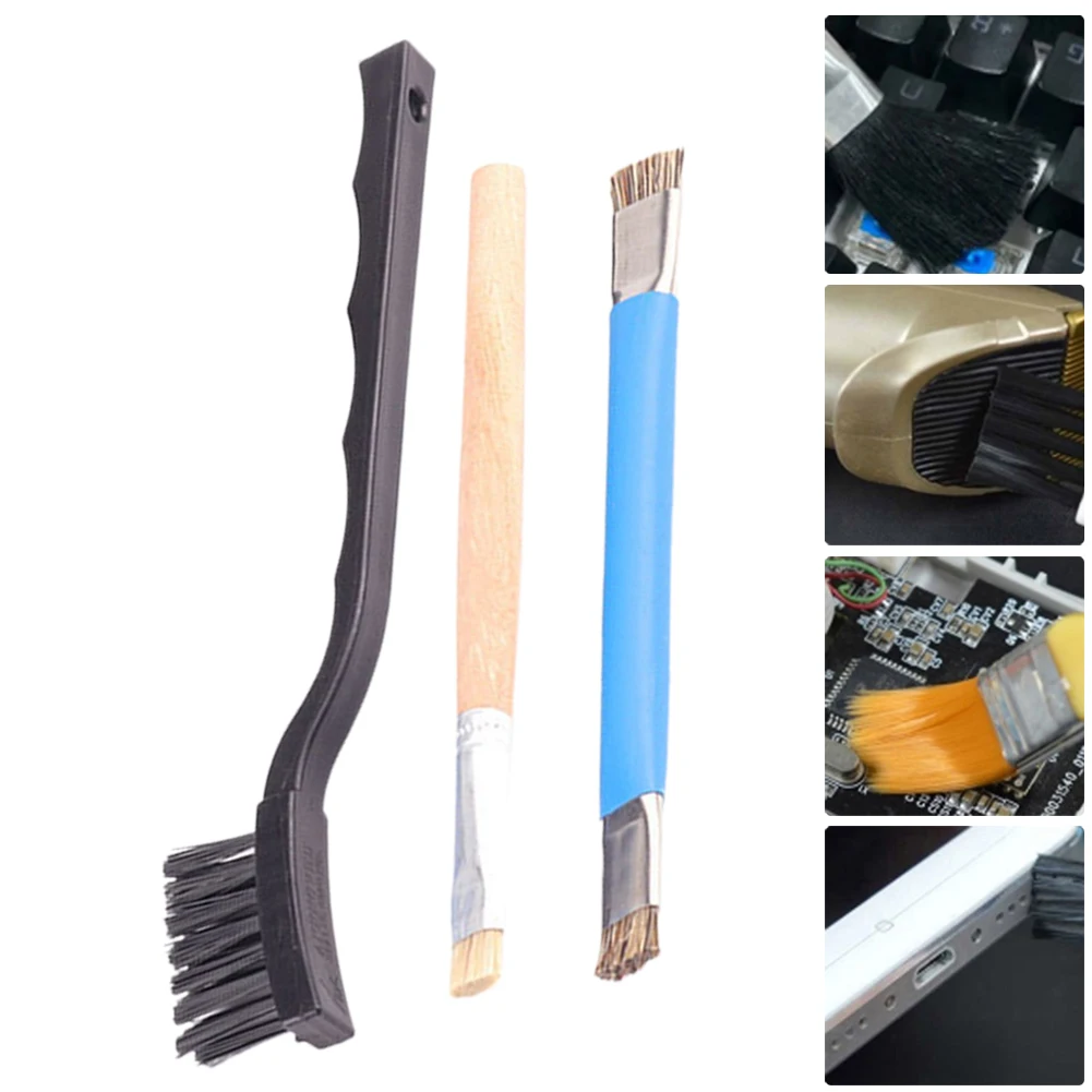 3pcs Double Head PCB ESD Cleaning Brush Nylon/double-ended/soft Brush For Cleaning Mobile Phone Keyboard Host Tools
3pcs Double Head PCB ESD Cleaning Brush Nylon/double-ended/soft Brush For Cleaning Mobile Phone Keyboard Host Tools