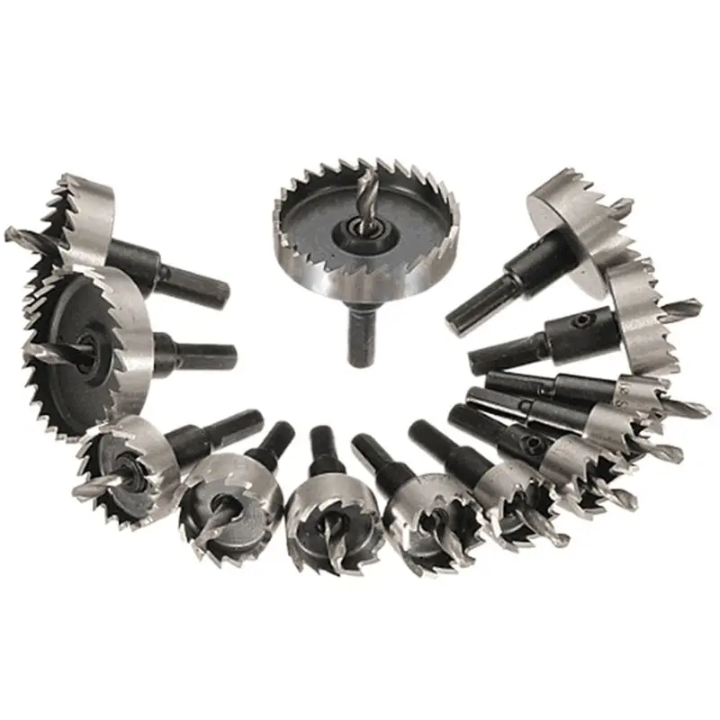 C7AD 16-53mm Tip HSS Drill Bit Hole Set Metal for Woodworking Cutter Punch Tools
C7AD 16-53mm Tip HSS Drill Bit Hole Set Metal for Woodworking Cutter Punch Tools