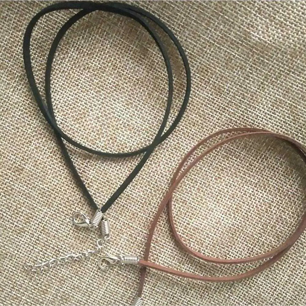 Handmade Leather Adjustable Braided Rope Necklace For Diy Handmade Lobster Clasp String Cord Jewelry Chains V8i2
Handmade Leather Adjustable Braided Rope Necklace For Diy Handmade Lobster Clasp String Cord Jewelry Chains V8i2