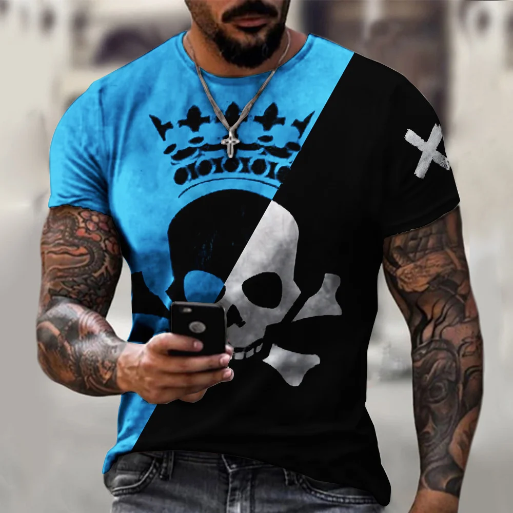 Men Hot Street Man Hip-hop Cute Skull Round Neck Breathable and Comfortable Casual Short Sleeve Bottom Shirt
Men Hot Street Man Hip-hop Cute Skull Round Neck Breathable and Comfortable Casual Short Sleeve Bottom Shirt