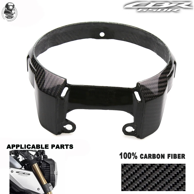 Motorcycle Accessories 100% Carbon Fiber Fairing Headlight Protection Frame For HONDA CB650R 2019 2020 2021
Motorcycle Accessories 100% Carbon Fiber Fairing Headlight Protection Frame For HONDA CB650R 2019 2020 2021