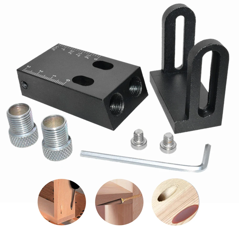 Oblique Hole Locator 15 Degree Angle Pocket Hole Jig Kit Strong Toughness Wooden Portable Drill Guide Puncher
Oblique Hole Locator 15 Degree Angle Pocket Hole Jig Kit Strong Toughness Wooden Portable Drill Guide Puncher