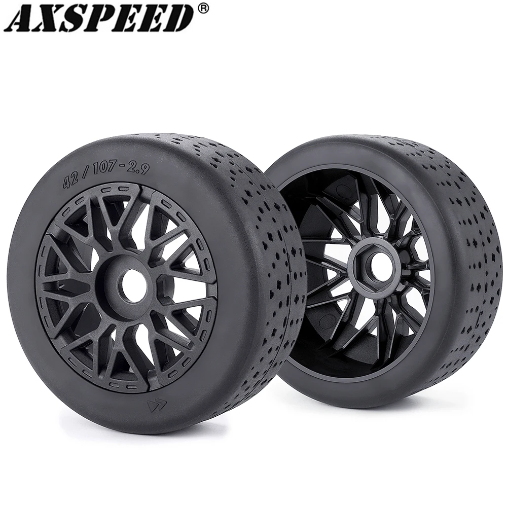 AXSPEED Wheels Tires Set Plastic Beadlock Wheel Rim Hub Rubber Tyres for LIMITLESS F1 1/7 RC All-Road Speed Bash Roller Parts
AXSPEED Wheels Tires Set Plastic Beadlock Wheel Rim Hub Rubber Tyres for LIMITLESS F1 1/7 RC All-Road Speed Bash Roller Parts