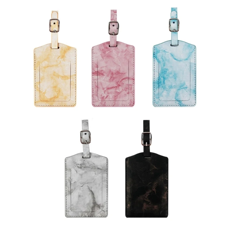 Women Men PU Leather Luggage Tag Privacy Protection Travel Bags Label Suitcase Identifier Baggage Name ID Address Holder
Women Men PU Leather Luggage Tag Privacy Protection Travel Bags Label Suitcase Identifier Baggage Name ID Address Holder
