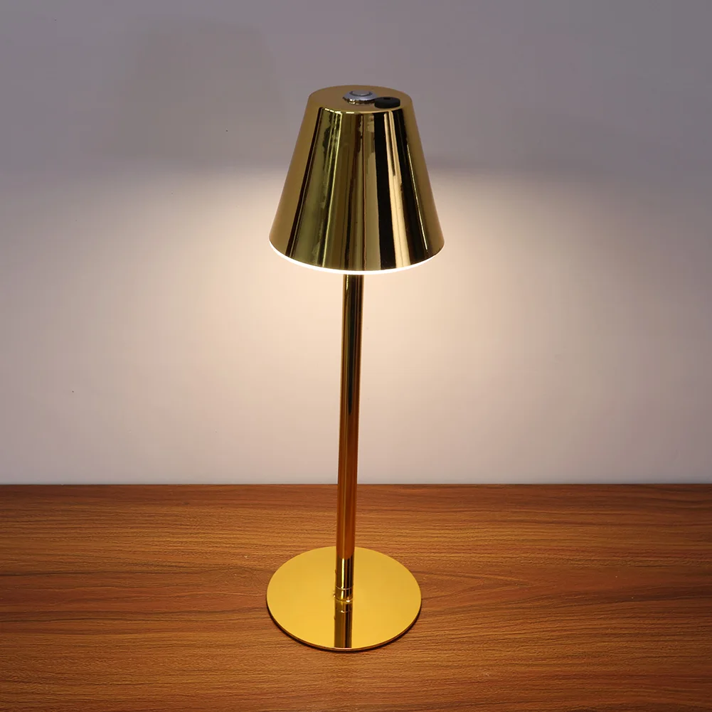 LED Eye Protection Light USB Rechargeable Metal Electroplating Reading Lamp 3-color Dimming Wireless Lighting Decor for Bar Cafe
LED Eye Protection Light USB Rechargeable Metal Electroplating Reading Lamp 3-color Dimming Wireless Lighting Decor for Bar Cafe