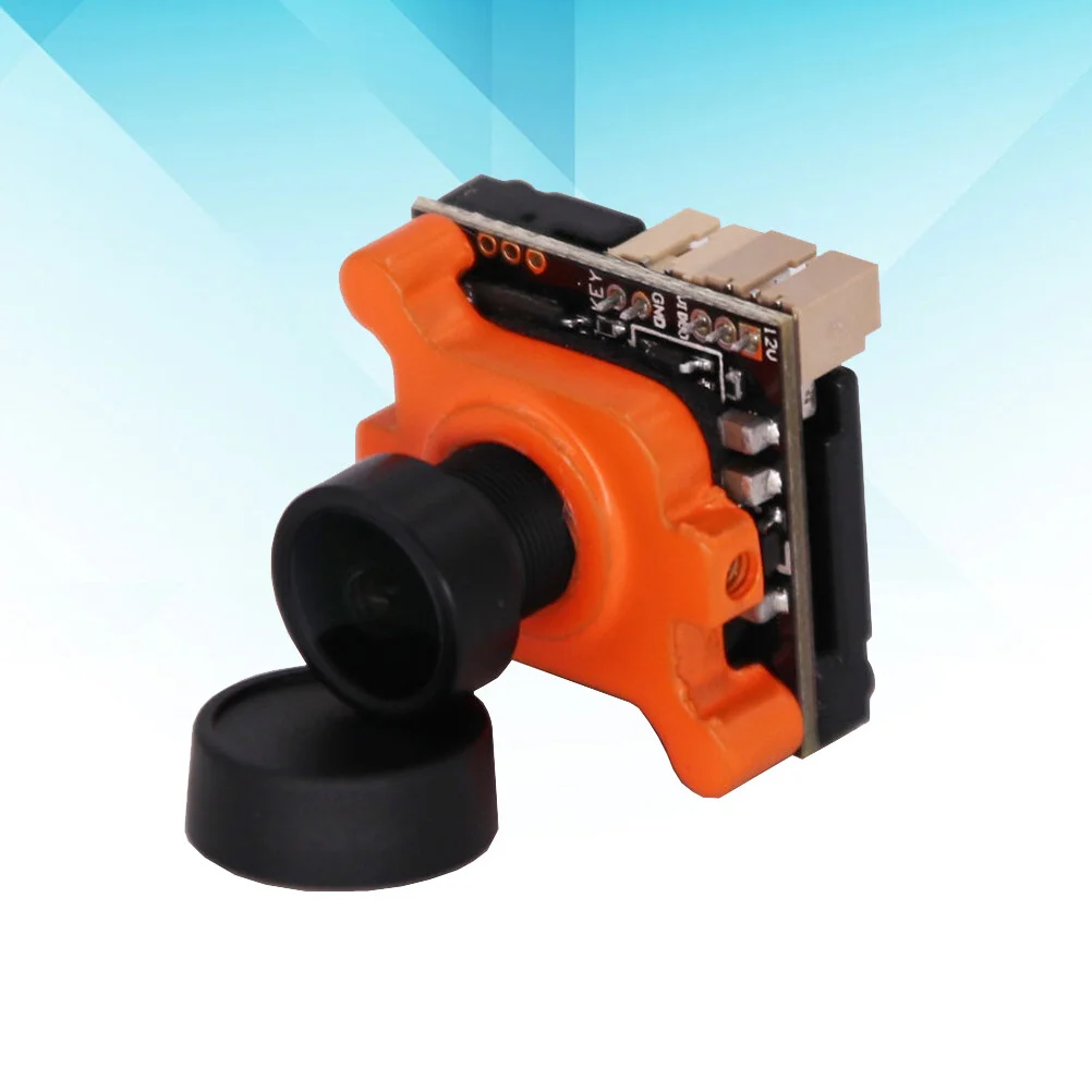 

1/3 SUPER HAD II CCD 2000TVL Mini Camera 2.1mm Lens PAL/NTSC with OSD for RC Racing Drone (Orange)