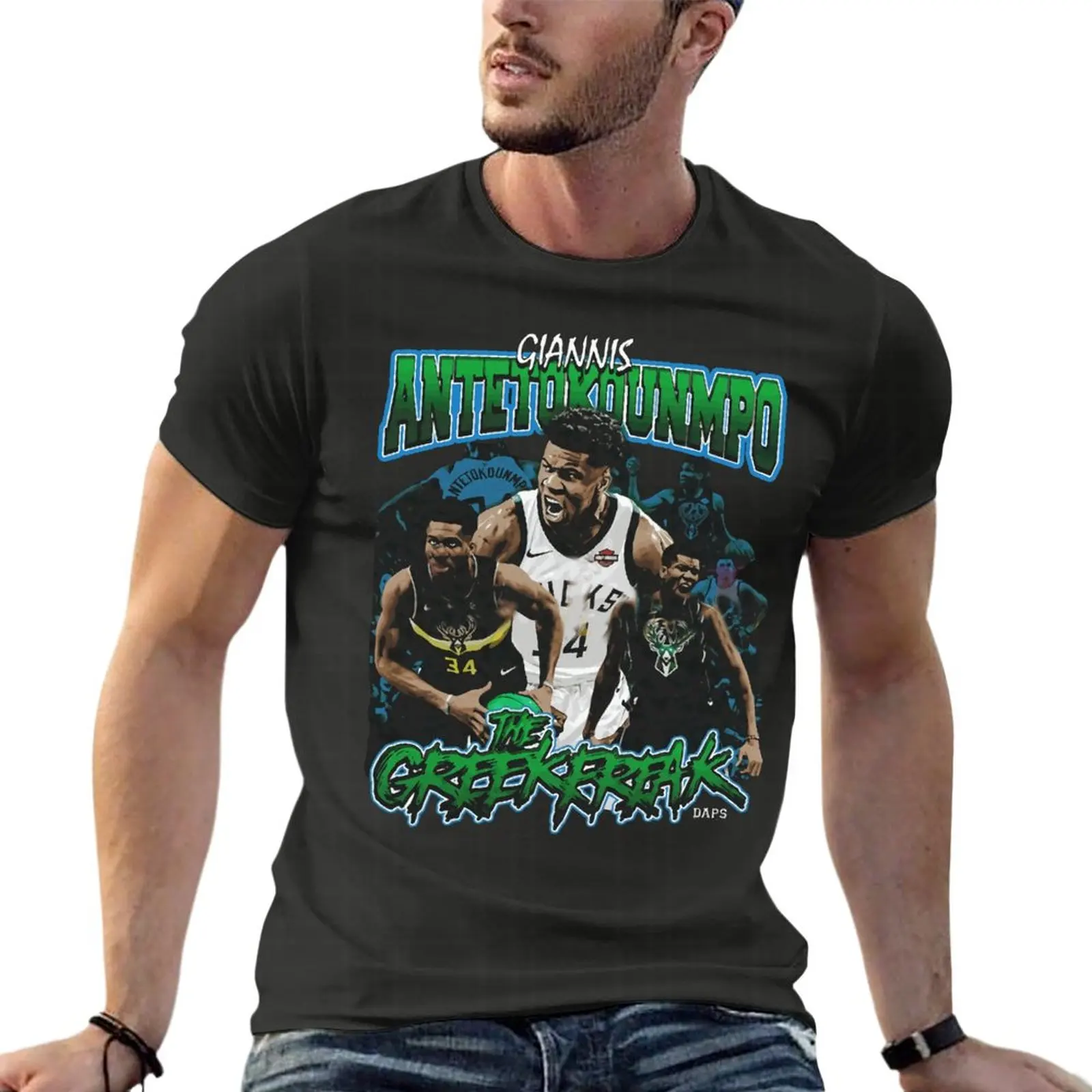 Giannis Antetokounmpo Rap Hip Hop Oversized T Shirt Harajuku Mens Clothes Short Sleeve Streetwear Big Size Top Tee
Giannis Antetokounmpo Rap Hip Hop Oversized T Shirt Harajuku Mens Clothes Short Sleeve Streetwear Big Size Top Tee
