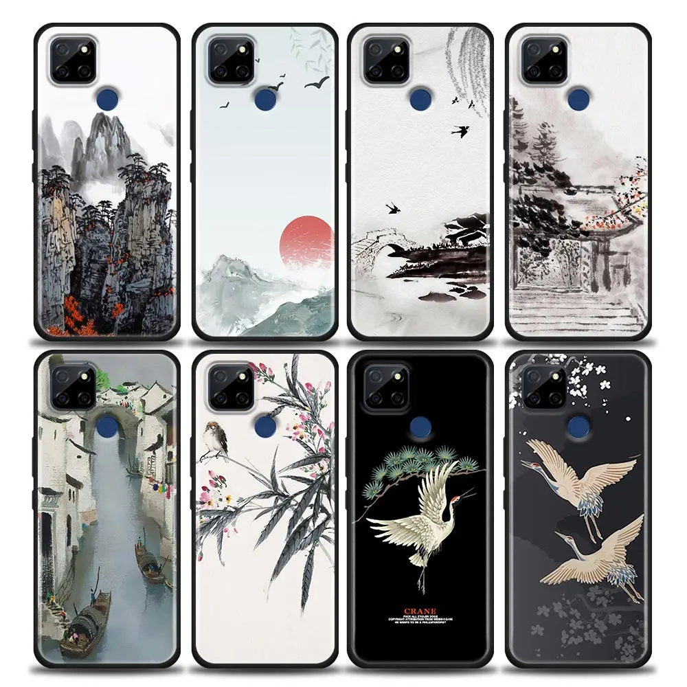 Phone Case for Realme Q2 C20 C21 V15 8 C25 GT Neo V13 5G X7 Pro Ultra C21Y Case Cover Retro Traditional Landscape Painting
Phone Case for Realme Q2 C20 C21 V15 8 C25 GT Neo V13 5G X7 Pro Ultra C21Y Case Cover Retro Traditional Landscape Painting