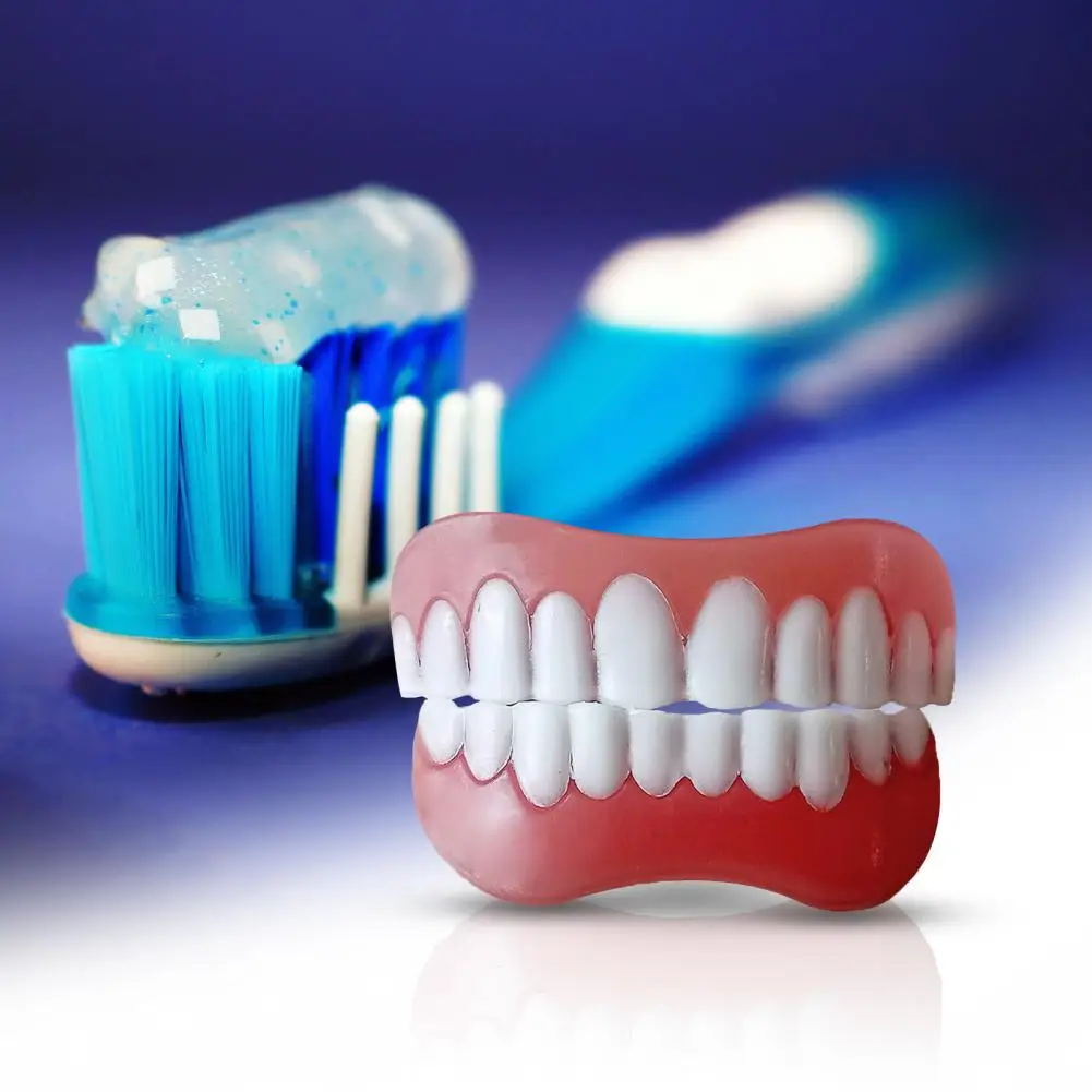 Fake Teeth Helpful Silicone Ultra Thin Freedom to Smile Fake Teeth Dental Dentures Daily Wear
Fake Teeth Helpful Silicone Ultra Thin Freedom to Smile Fake Teeth Dental Dentures Daily Wear