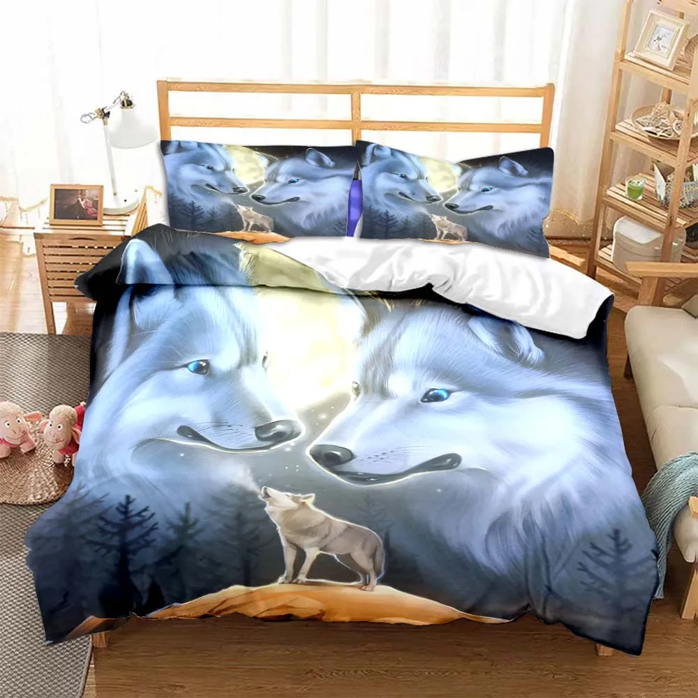Wolf 3D Print Children Room Bedroom Twin Bedding Set 3 Piece Comforter Kids Bed Duvet Cover Double King Comforter Home Textile
Wolf 3D Print Children Room Bedroom Twin Bedding Set 3 Piece Comforter Kids Bed Duvet Cover Double King Comforter Home Textile