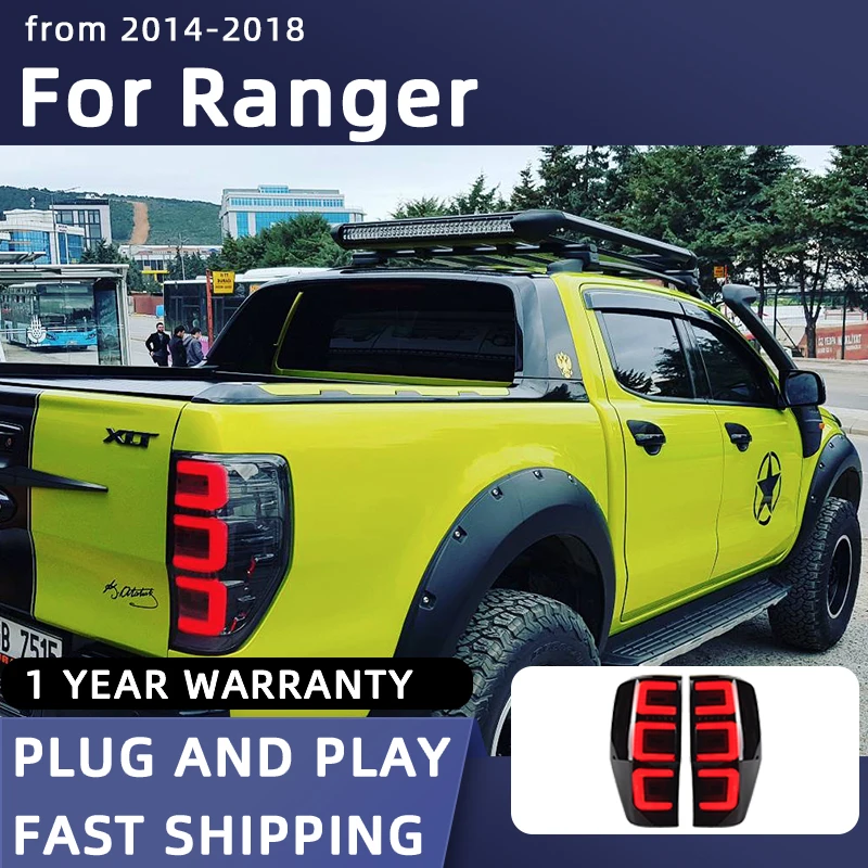 Car Styling Taillights for Ford Ranger LED Tail Light 2014-2018 Ranger Tail Lamp DRL Rear Turn Signal Automotive Accessories
Car Styling Taillights for Ford Ranger LED Tail Light 2014-2018 Ranger Tail Lamp DRL Rear Turn Signal Automotive Accessories