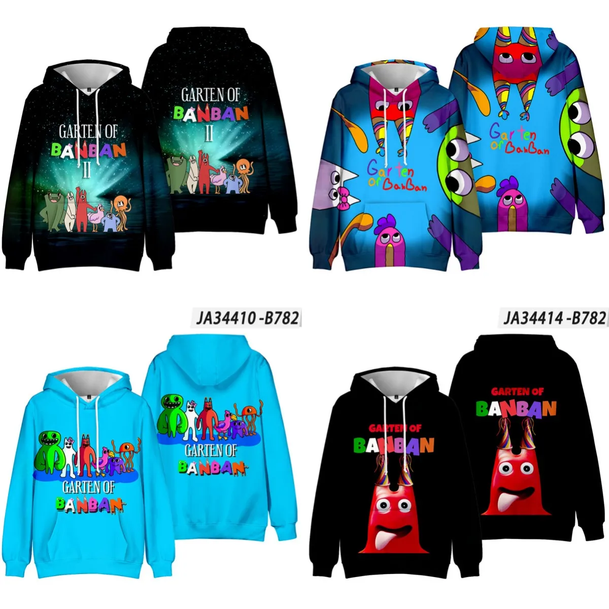 COS New 3D Game Peripherals Garten of Banban Banban Garden Casual Pullover Hoodie Sweatshirt Birthday Gift
COS New 3D Game Peripherals Garten of Banban Banban Garden Casual Pullover Hoodie Sweatshirt Birthday Gift
