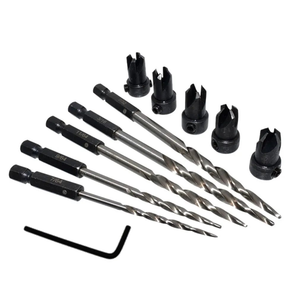 5Pcs HSS Countersink Bit Hex Shank Taper Counter Sink Holes Drilling Tools For Woodworking Carpentry Power Tools Accessories
5Pcs HSS Countersink Bit Hex Shank Taper Counter Sink Holes Drilling Tools For Woodworking Carpentry Power Tools Accessories
