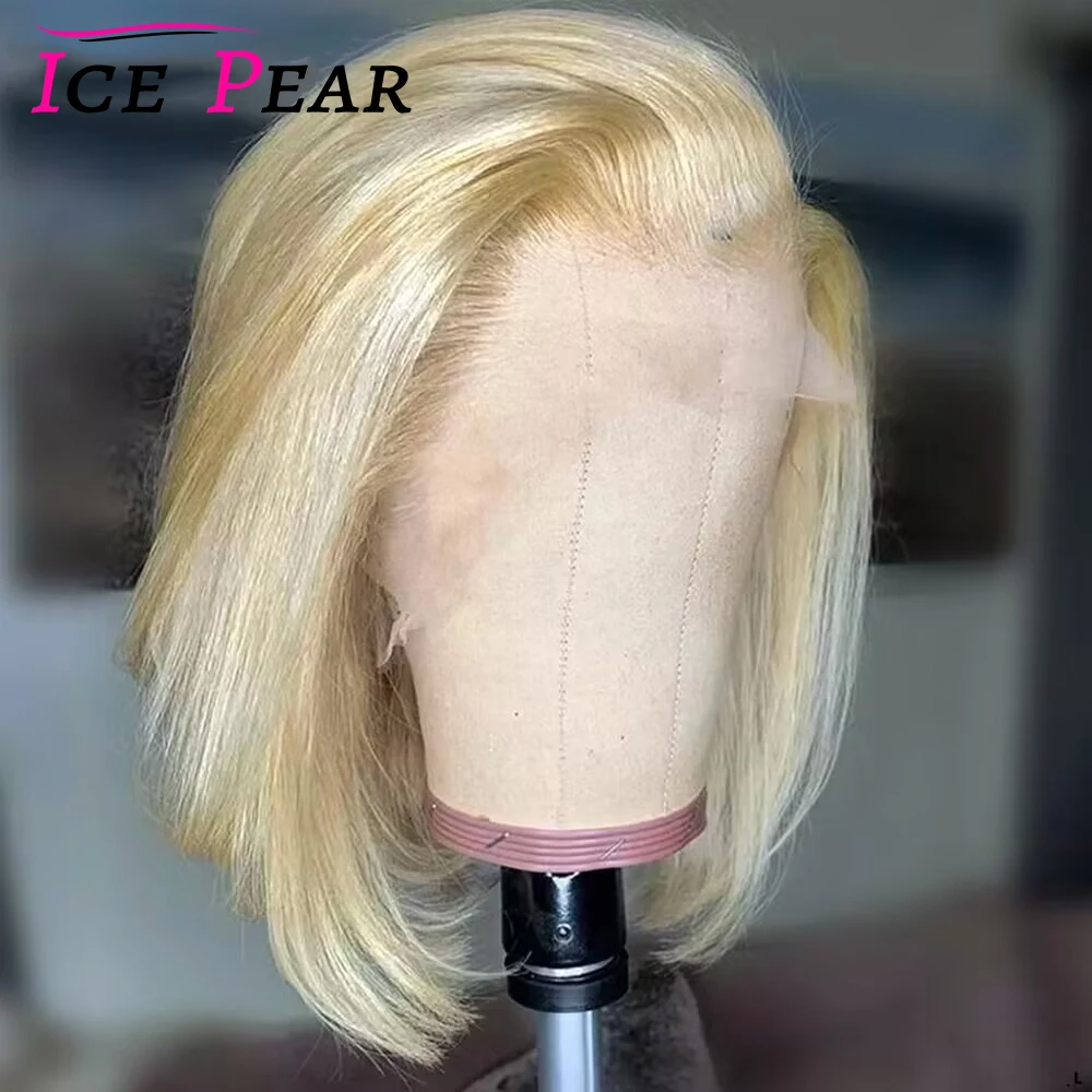613 Honey Blonde Colored Human Hair Wigs For Women 13x4 Straight Lace Front Short Bob Wig 613 Blonde Short Bob Wigs Pre Plucked
613 Honey Blonde Colored Human Hair Wigs For Women 13x4 Straight Lace Front Short Bob Wig 613 Blonde Short Bob Wigs Pre Plucked