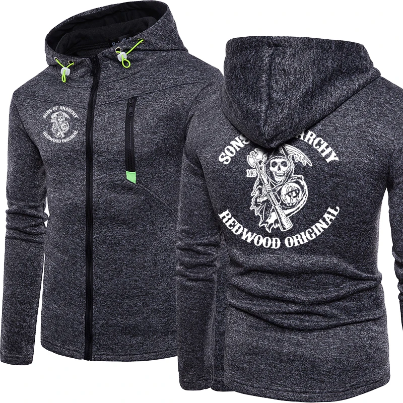 New Spring Autumn Men's Fashion Sons Of Anarchy Logo Hoodie Casual Fleece Cardigan Long Sleeve Hip-Hop Harajuku Hoody Jacket
New Spring Autumn Men's Fashion Sons Of Anarchy Logo Hoodie Casual Fleece Cardigan Long Sleeve Hip-Hop Harajuku Hoody Jacket